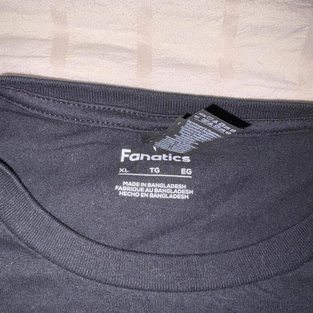 New Fanatics NFL Dallas Cowboys Men’s XL Black Football T-Shirt Extra Large Tee - Picture 2 of 3